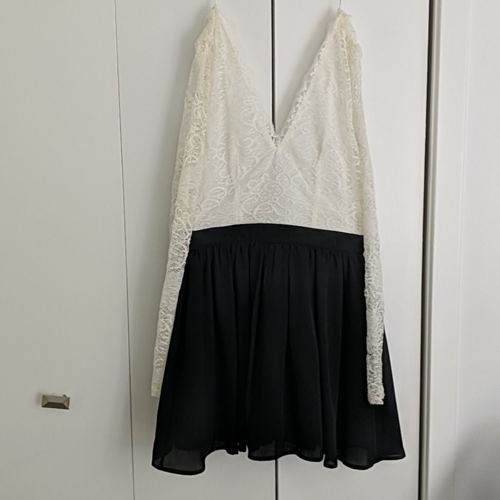 Black and White Kelly Dress